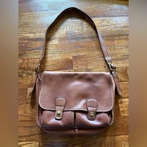 Coach Leather Messenger Bag